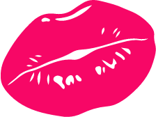 pink kiss image